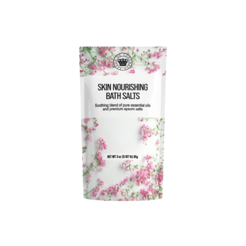 Skin Nourishing Bath Salts with USP Grade Epsom Salt and Vitamin E