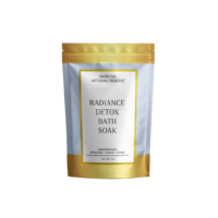 Radiance Detox Bath Soak (Dead Sea Salts + Detox Clay) Detox soak bath product of Savon De conorado